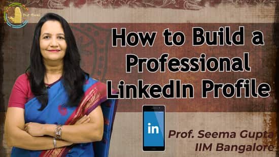 How to build a professional linkedIn profile